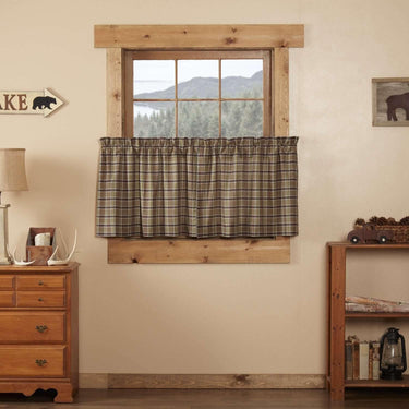 Wyatt Tier Curtain Set of 2 L24xW36 - The Fox Decor